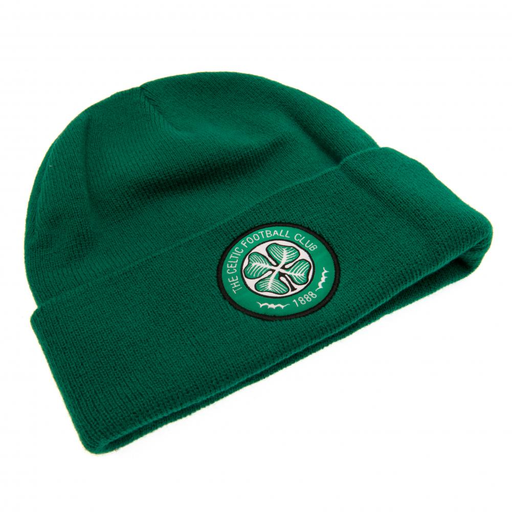 Official Celtic FC Green Cuff Beanie