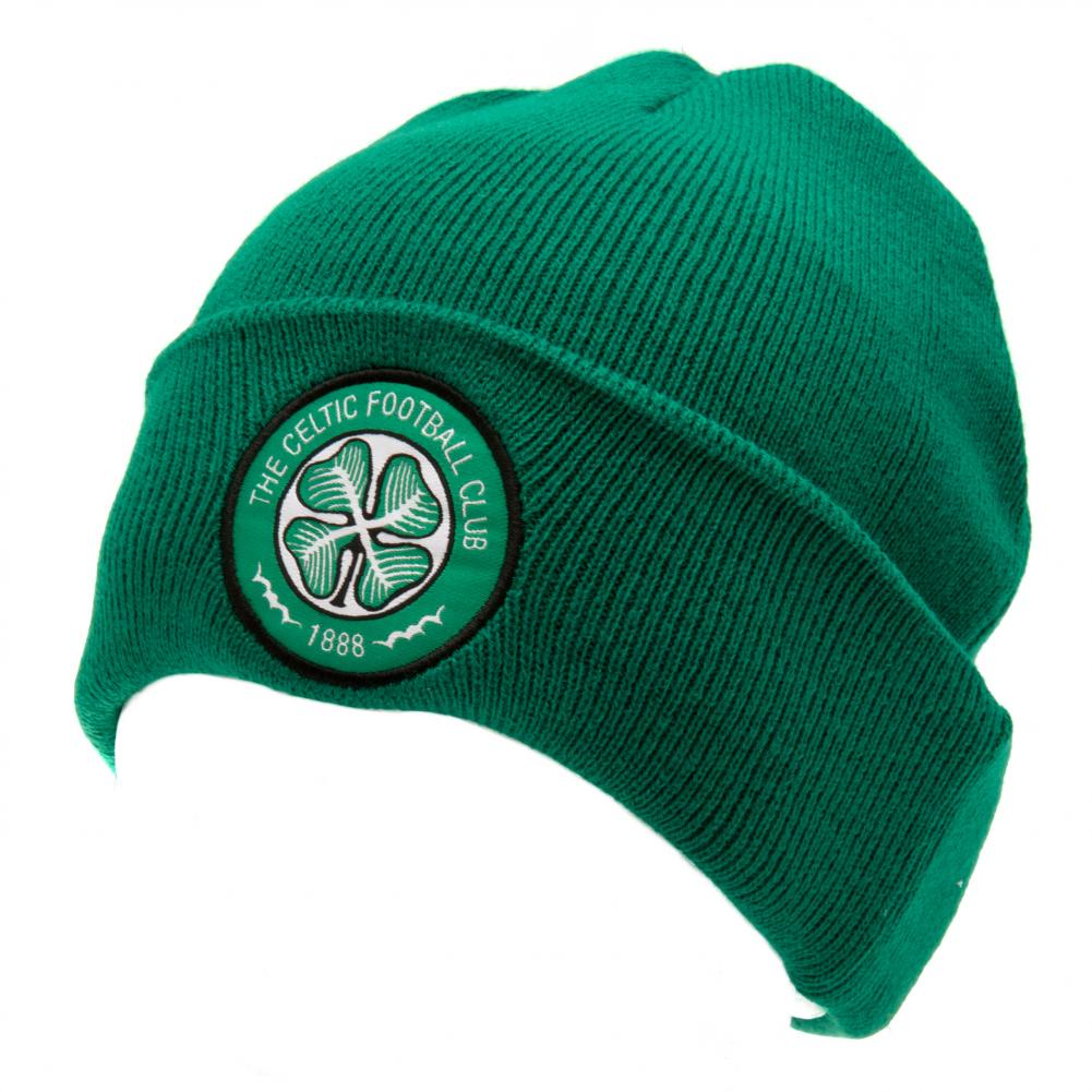 Official Celtic FC Green Cuff Beanie