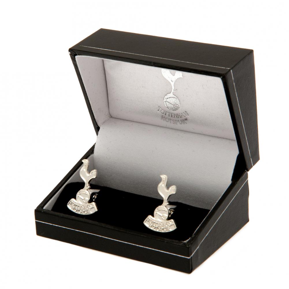 Official Tottenham Hotspur FC Silver Plated Formed Cufflinks