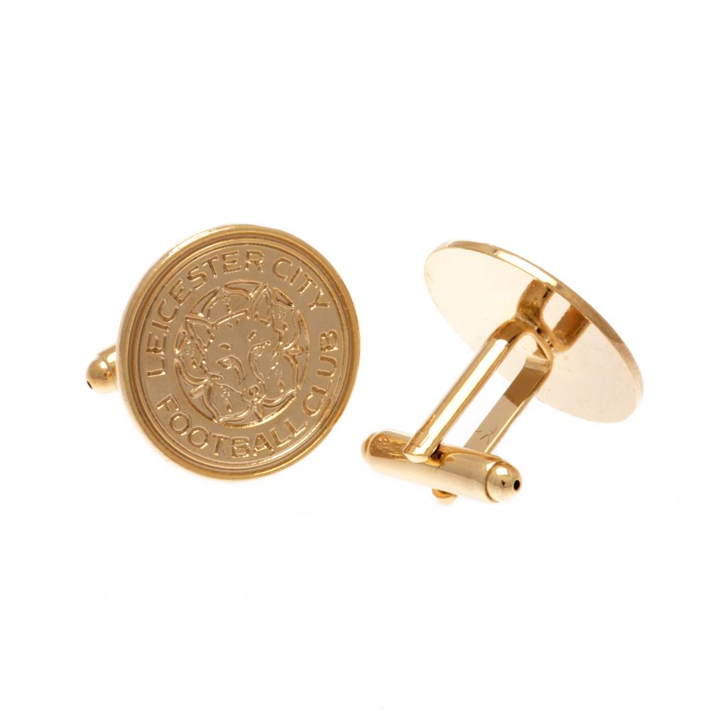 Official Leicester City FC Gold Plated Cufflinks