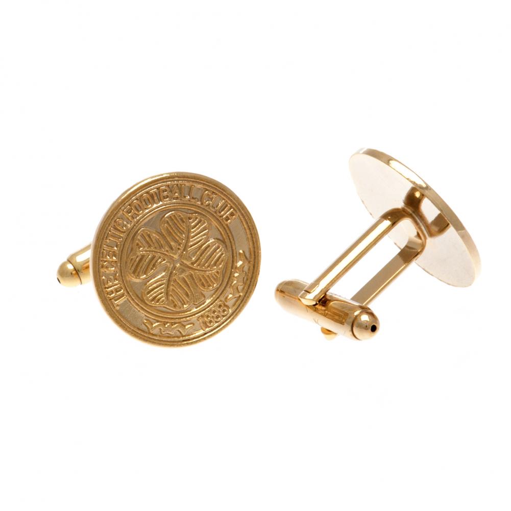 Official Celtic FC Gold Plated Cufflinks