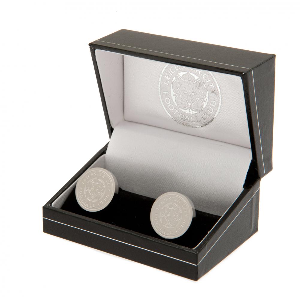 Official Leicester City FC Stainless Steel Formed Cufflinks