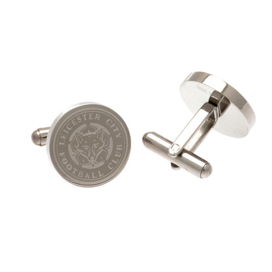 Official Leicester City FC Stainless Steel Formed Cufflinks