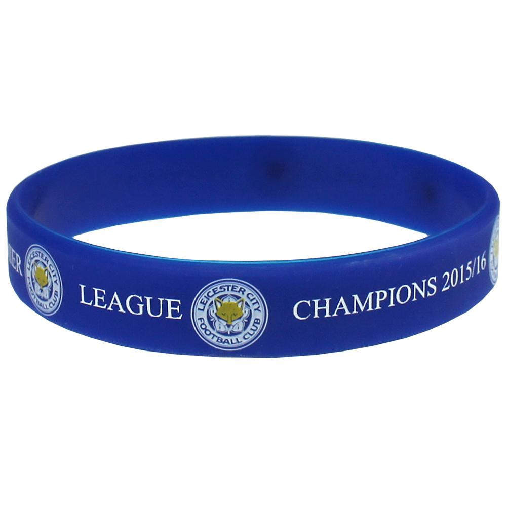 Official Leicester City FC Premier League Champions Silicone Wristband