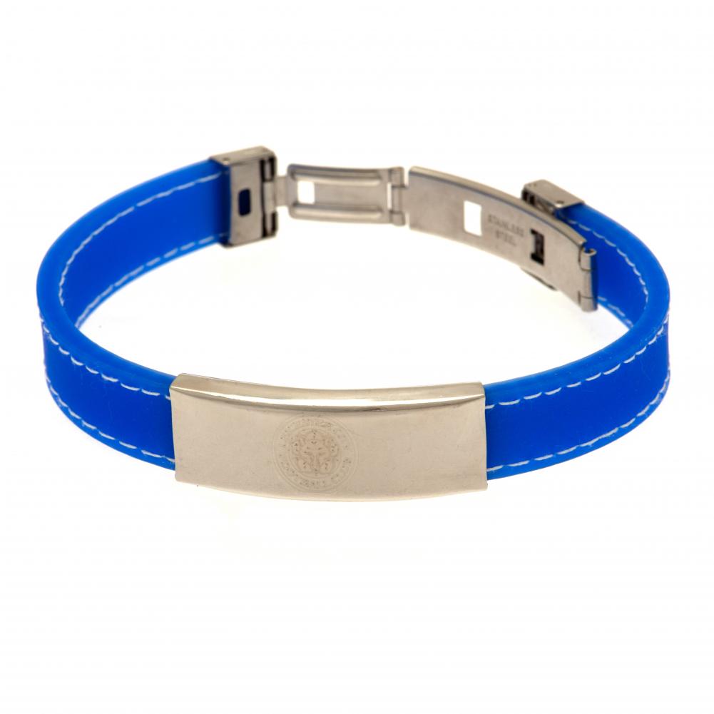 Official Leicester City FC Stitched Silicone Bracelet BL