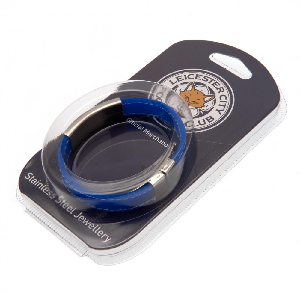 Official Leicester City FC Stitched Silicone Bracelet BL