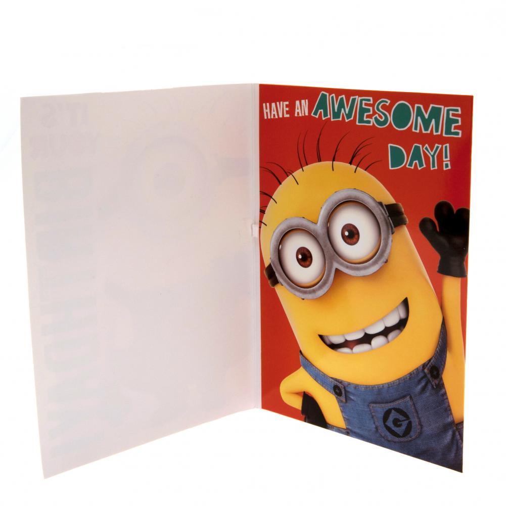 Official Despicable Me Minion Birthday Sound Card