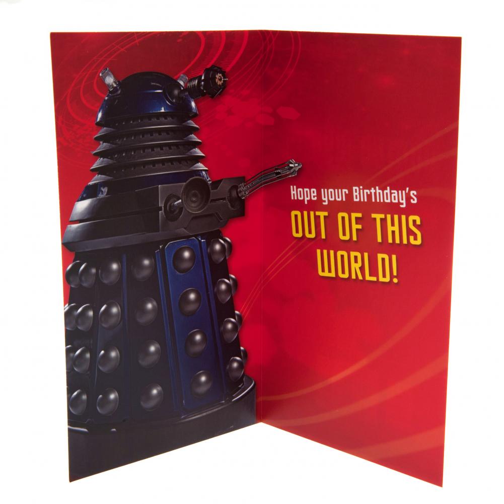 Official Doctor Who Birthday Card Son