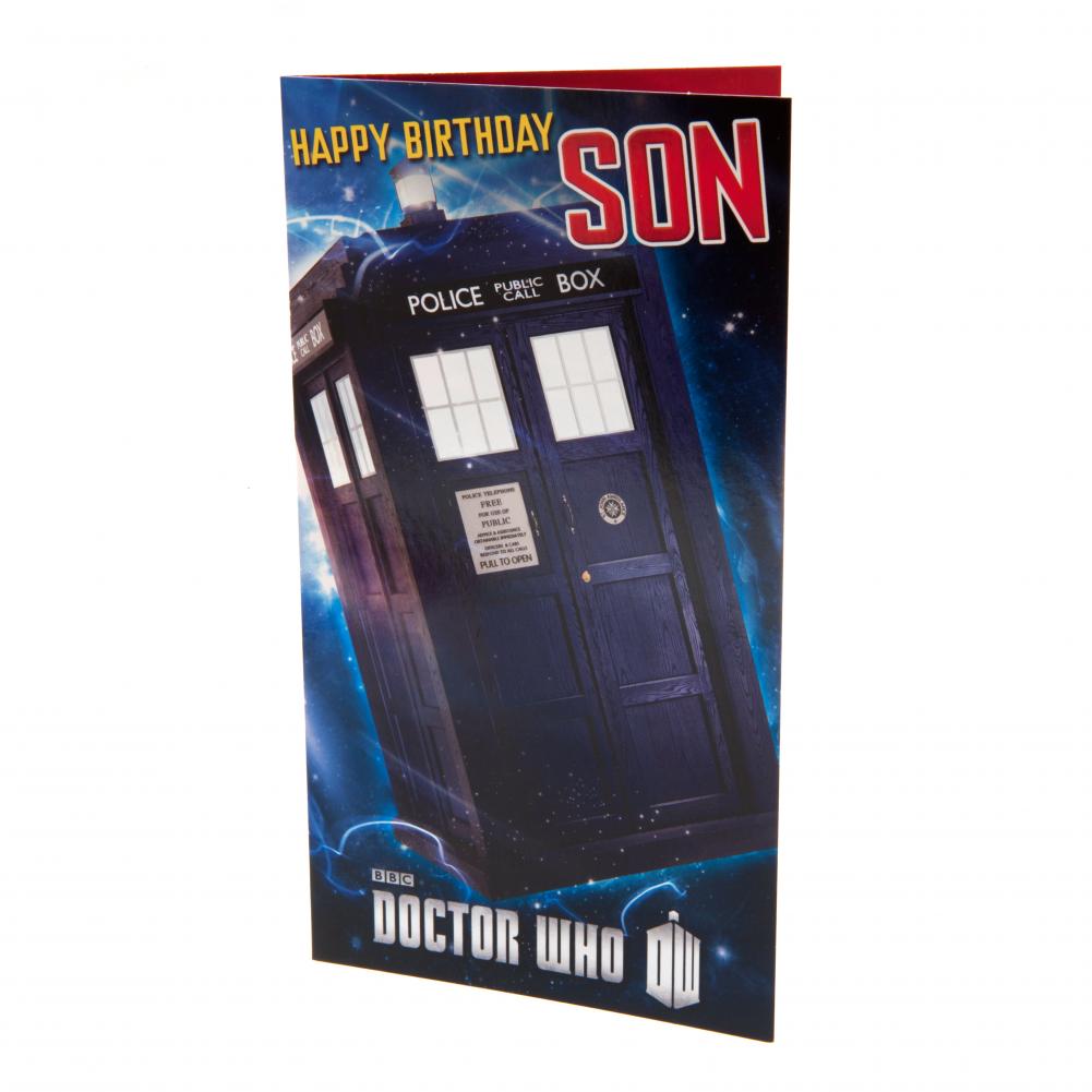 Official Doctor Who Birthday Card Son