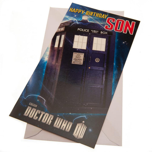 Official Doctor Who Birthday Card Son