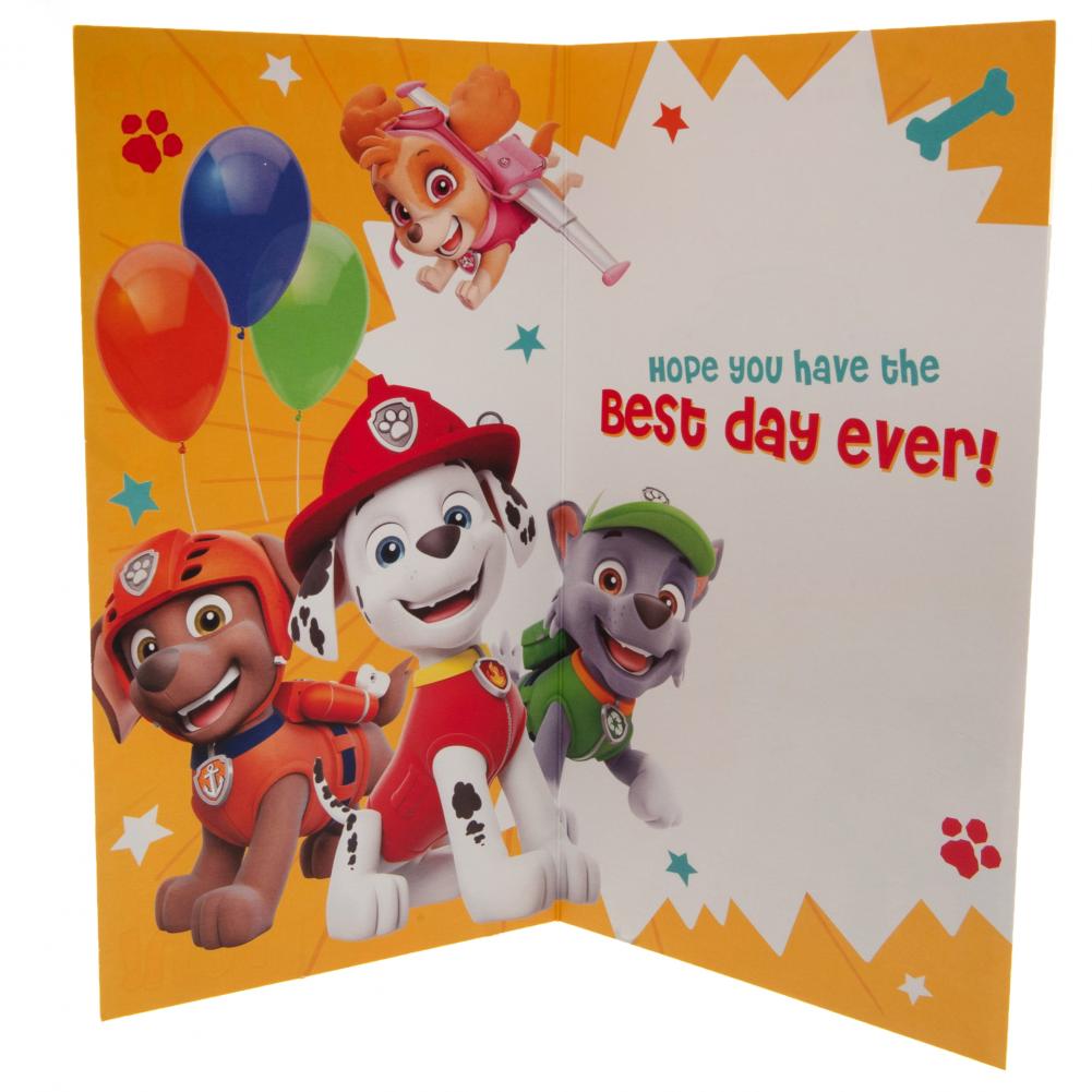 Official Paw Patrol Birthday Card