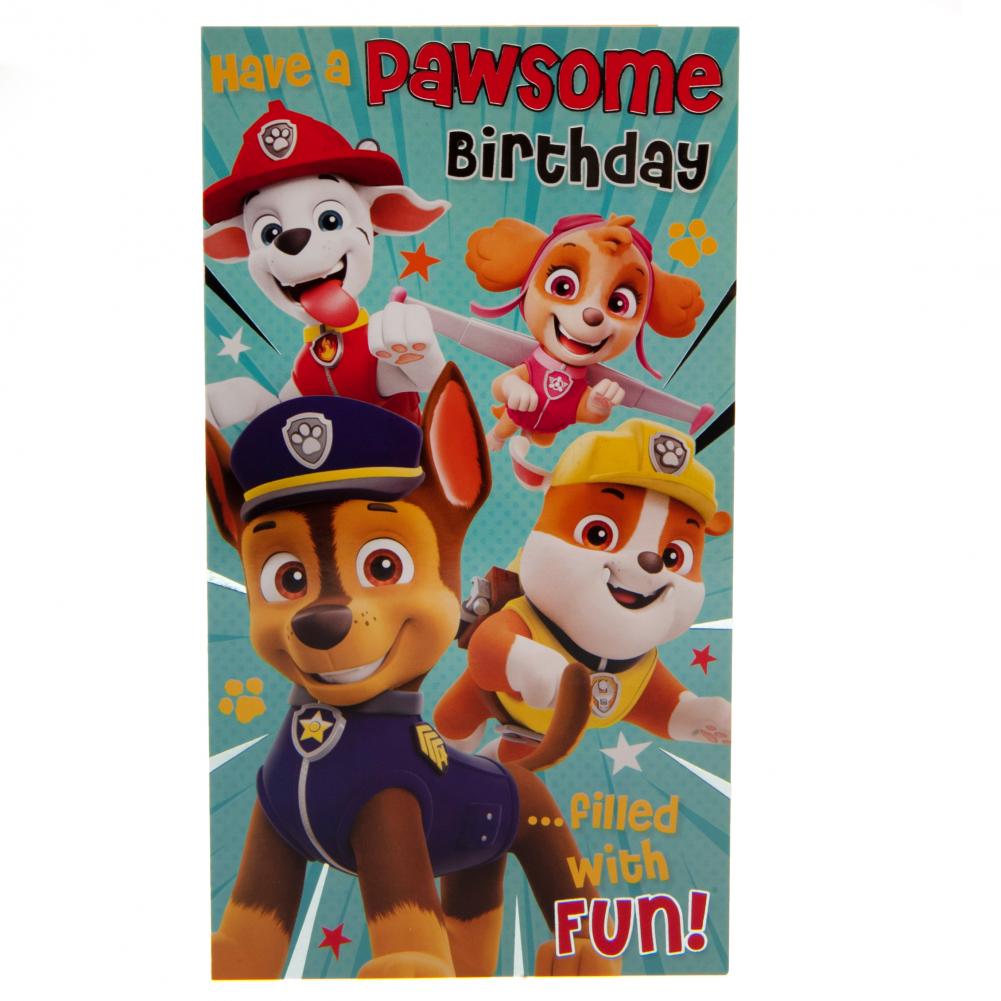 Official Paw Patrol Birthday Card