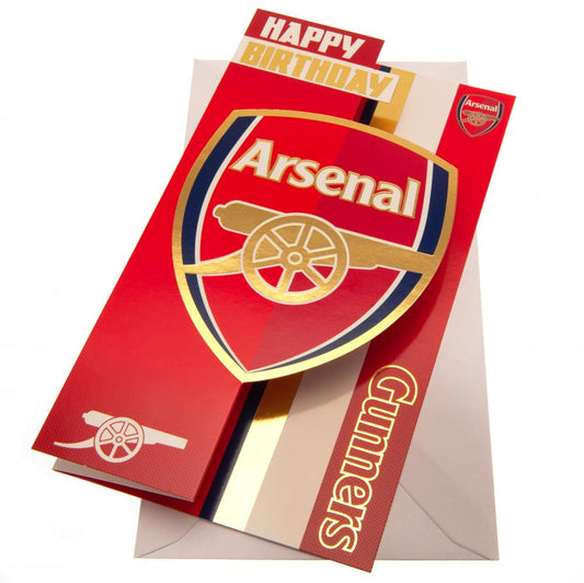 Official Arsenal FC Gunners Birthday Card