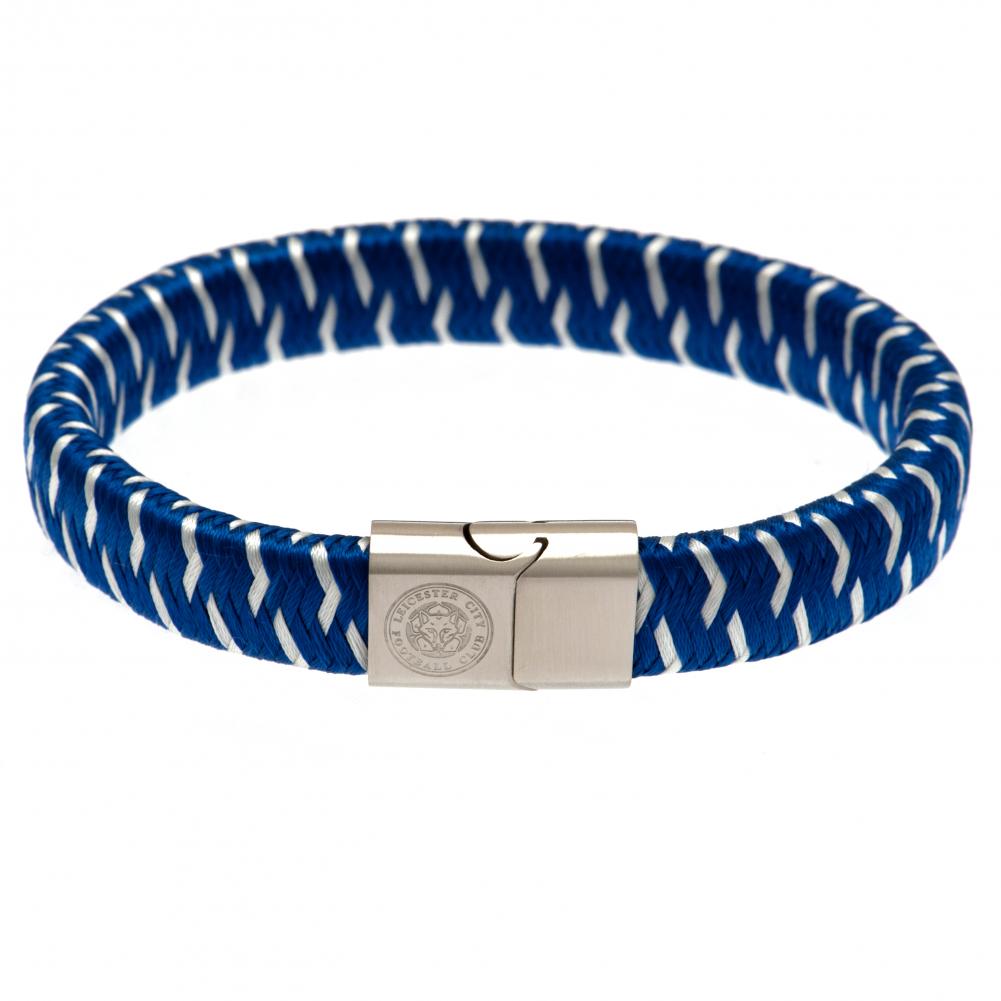 Official Leicester City FC Woven Bracelet