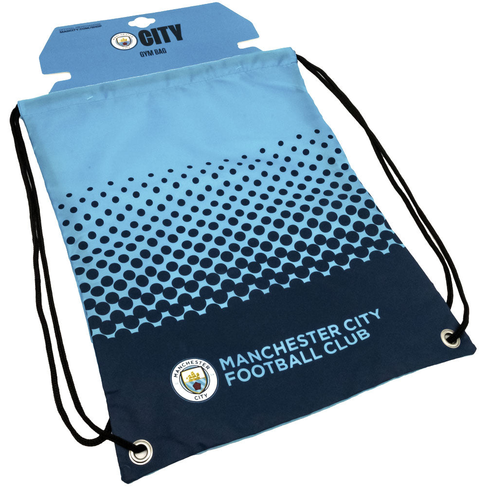 Official Manchester City FC Fade Gym Bag