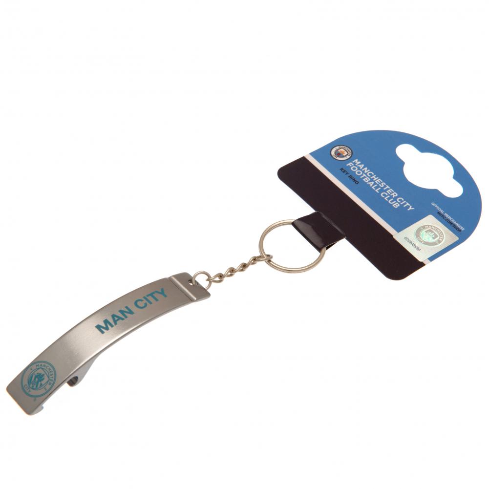 Official Manchester City FC Sleek Bottle Opener Keyring