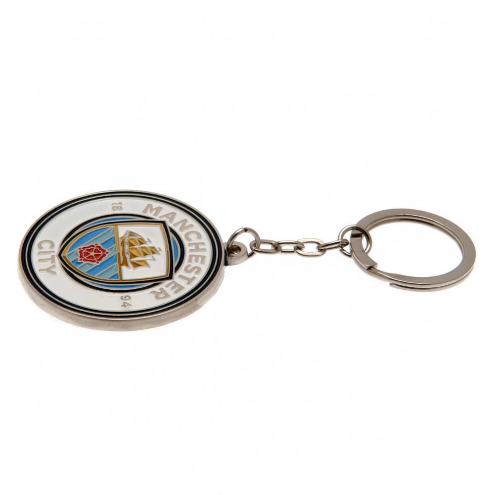 Official Manchester City FC Crest Keyring