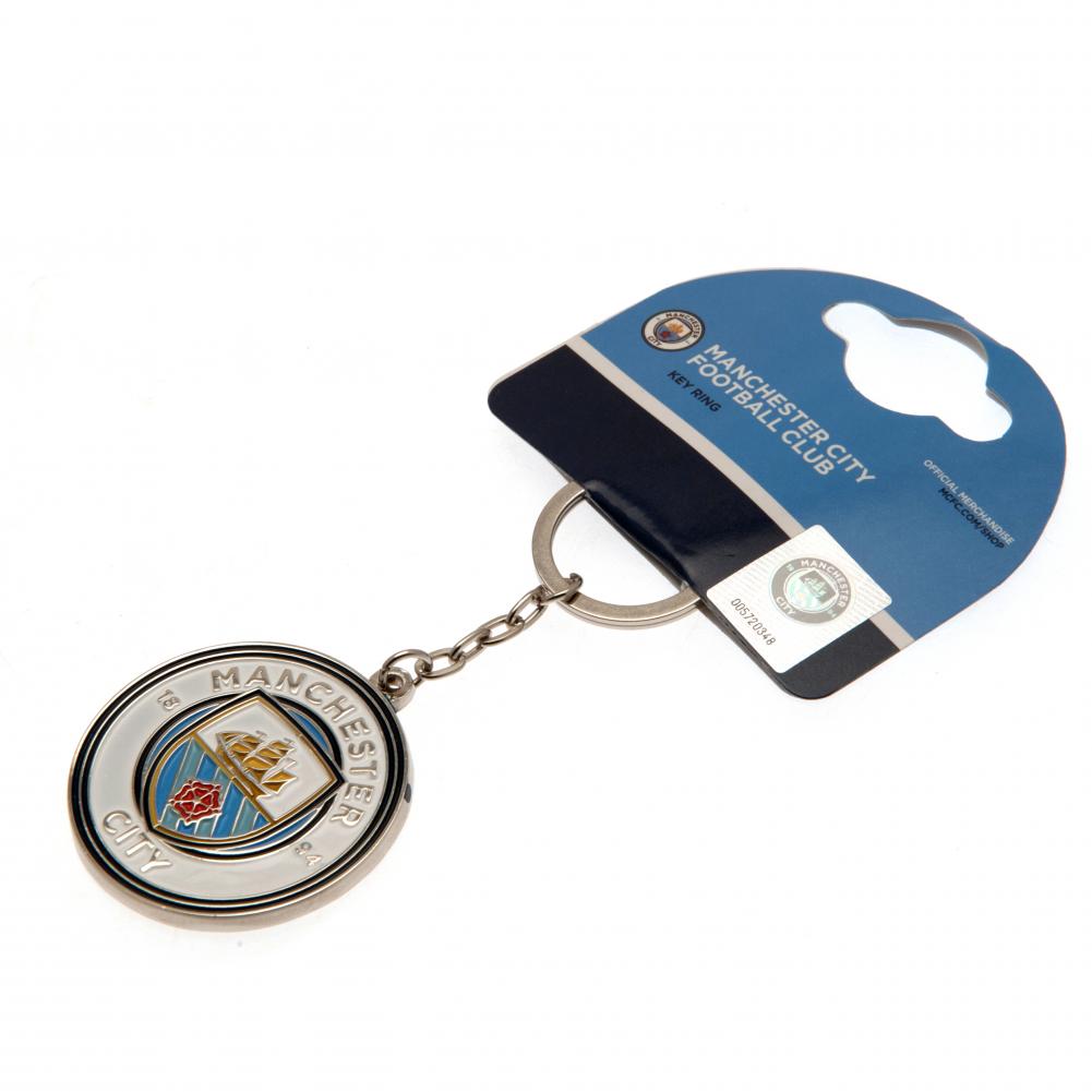 Official Manchester City FC Crest Keyring