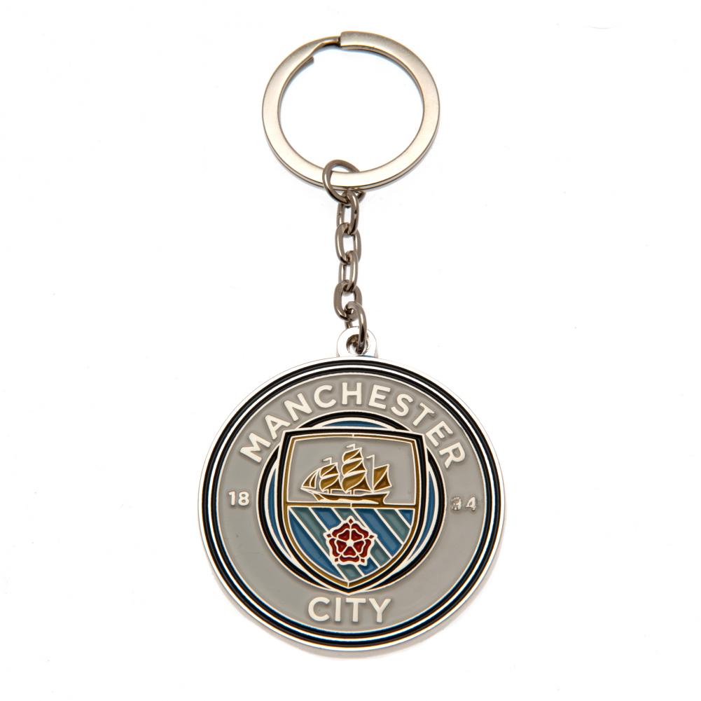 Official Manchester City FC Crest Keyring