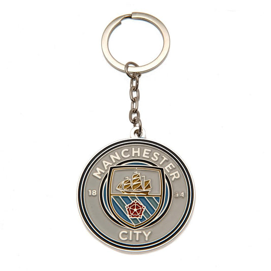 Official Manchester City FC Crest Keyring