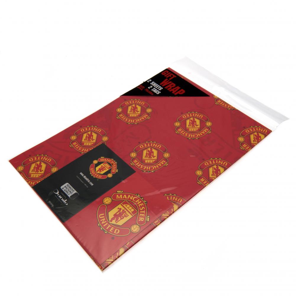 Official Manchester United FC Crest Gift Wrap