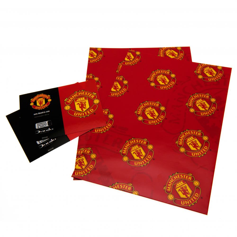 Official Manchester United FC Crest Gift Wrap