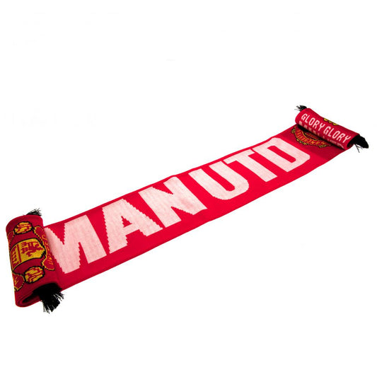 Official Manchester United FC Glory Glory Scarf