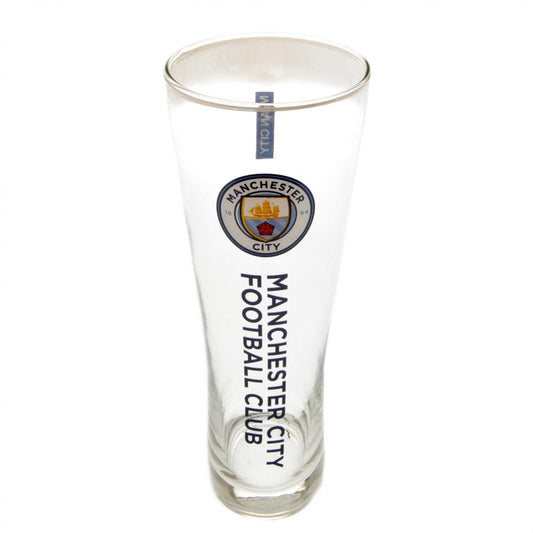 Official Manchester City FC Tall Beer Glass