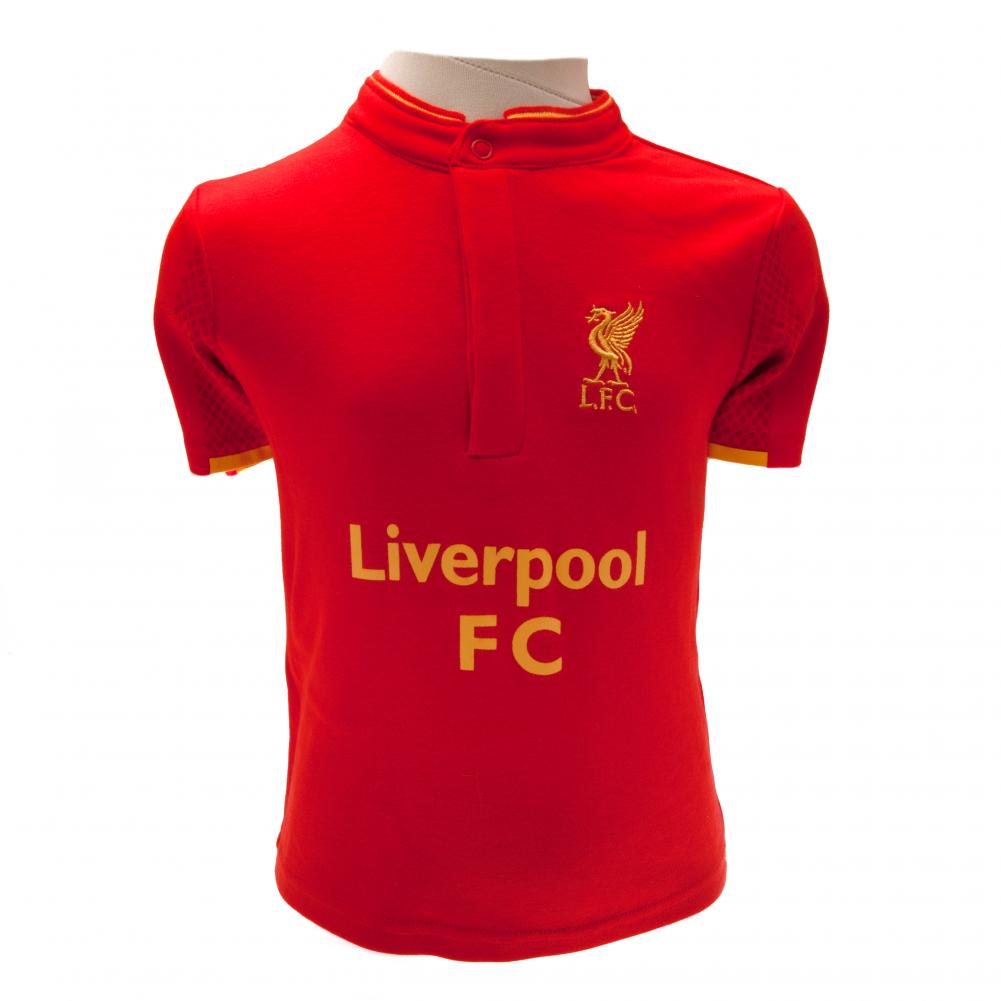 Official Liverpool FC Shirt & Short Set 3/6 mths GD