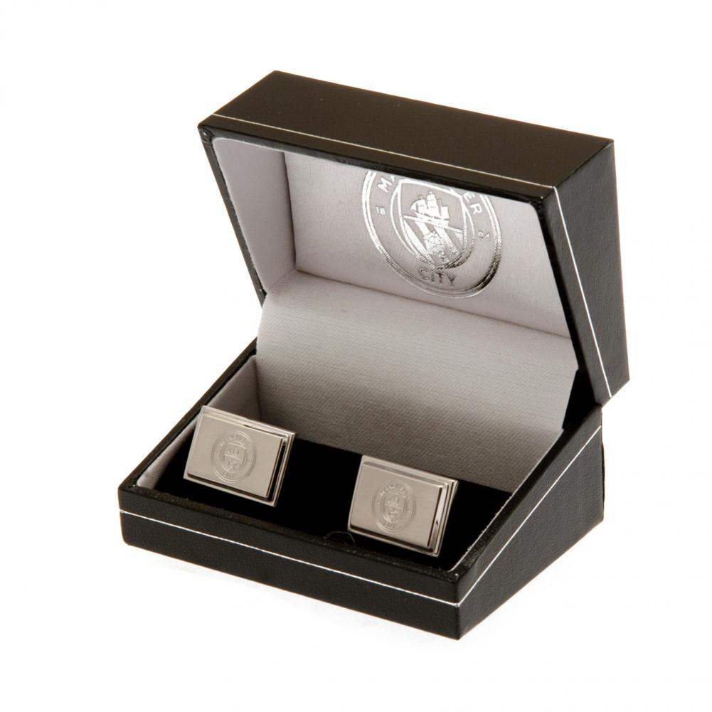 Official Manchester City FC Stainless Steel Cufflinks