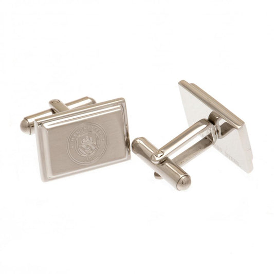 Official Manchester City FC Stainless Steel Cufflinks