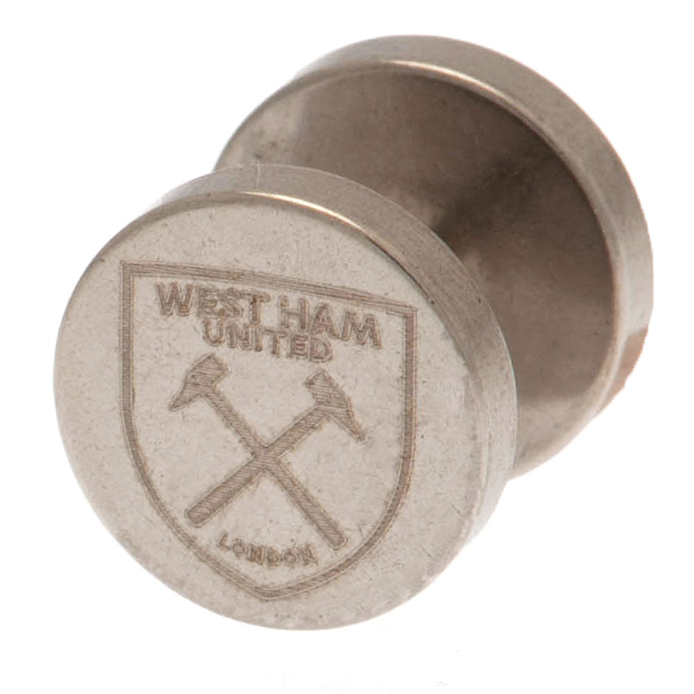 Official West Ham United FC Stainless Steel Stud Earring