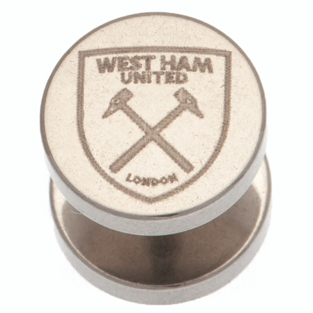 Official West Ham United FC Stainless Steel Stud Earring