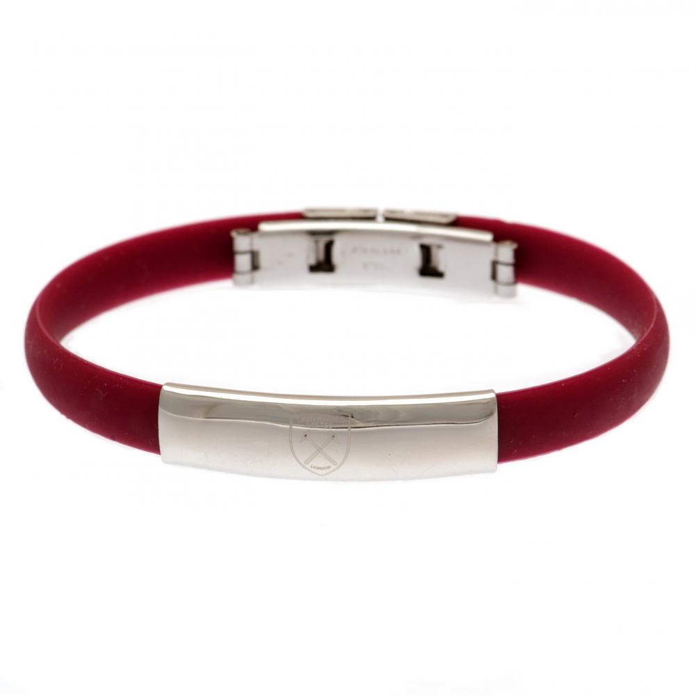 Official West Ham United FC Colour Silicone Bracelet