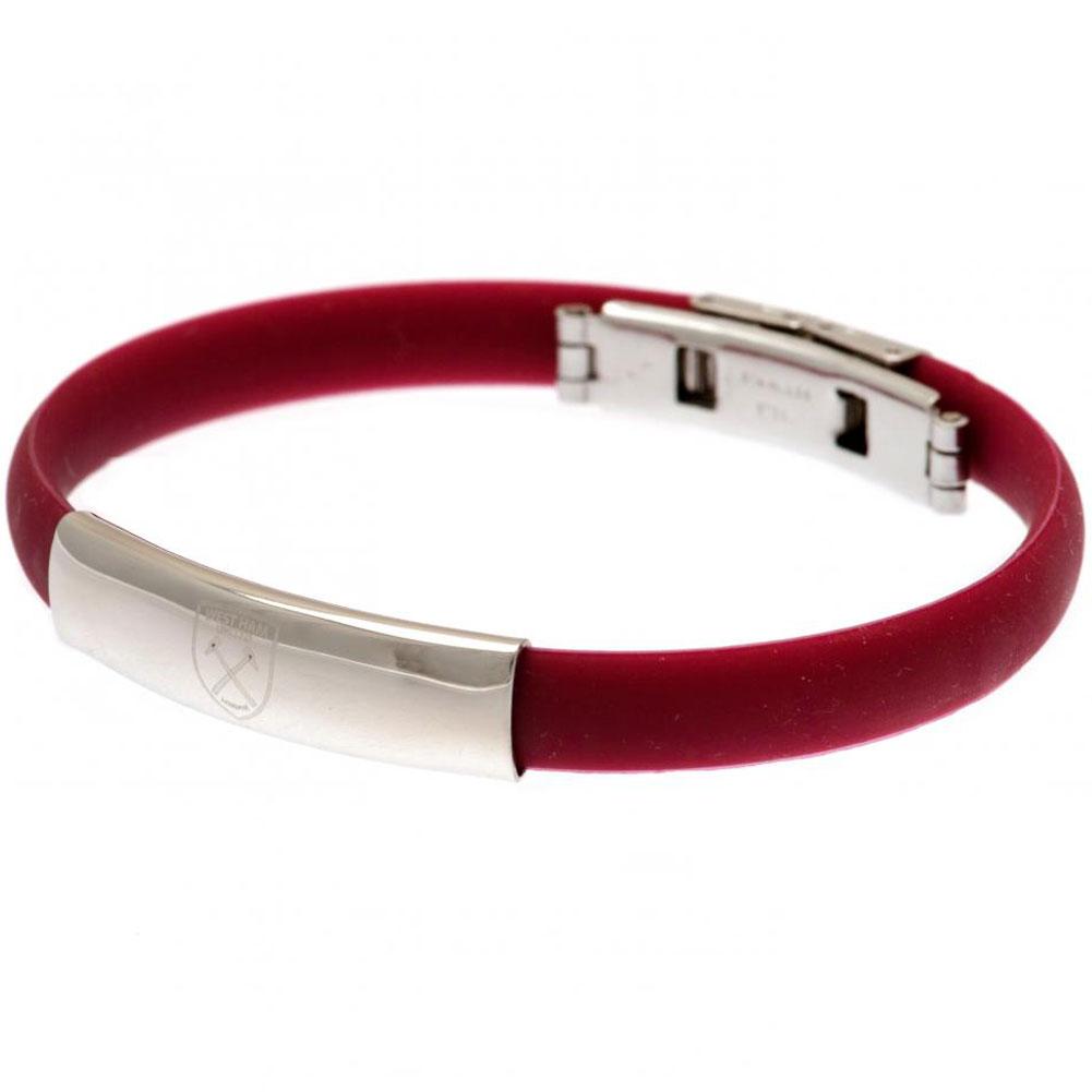 Official West Ham United FC Colour Silicone Bracelet