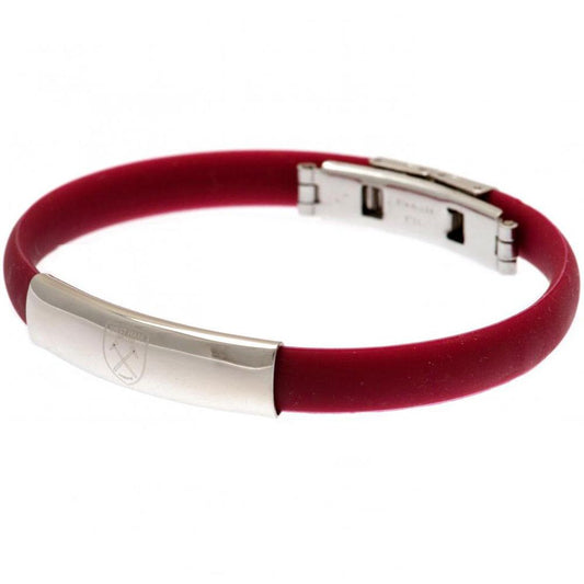 Official West Ham United FC Colour Silicone Bracelet