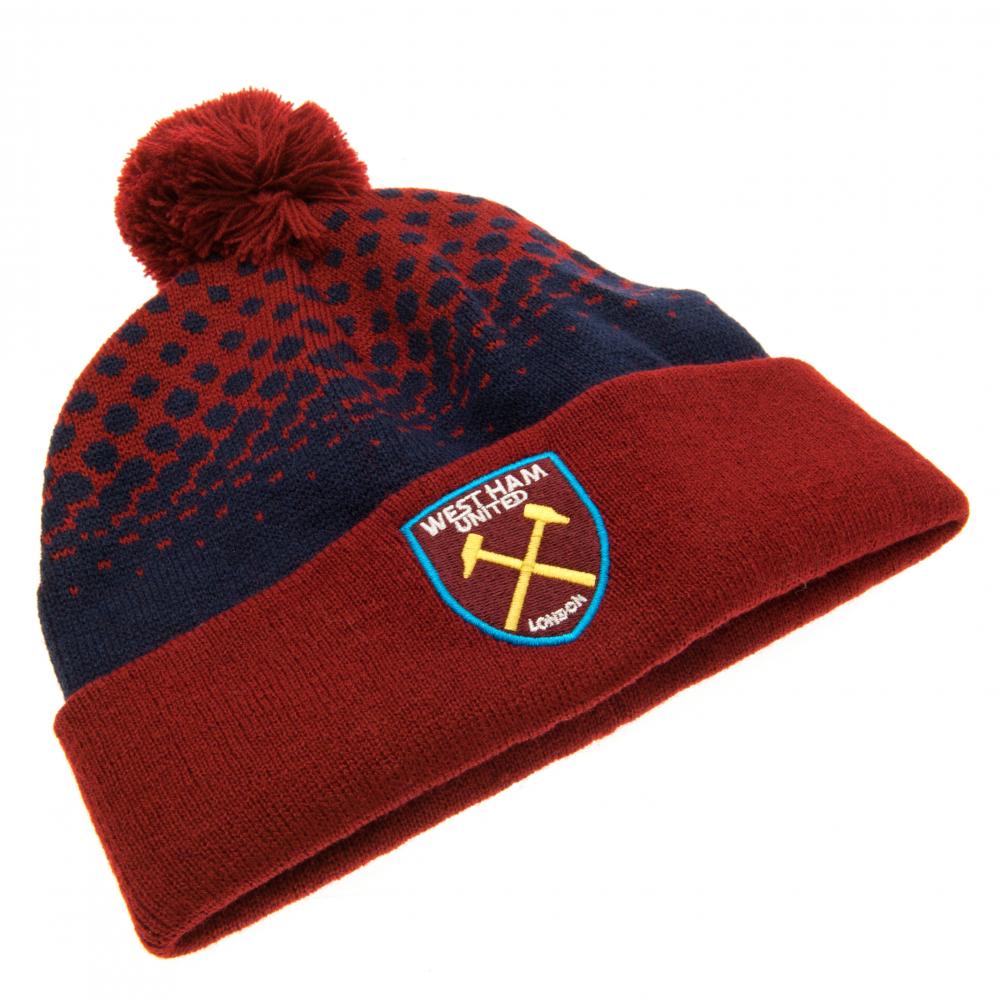 Official West Ham United FC Fade Ski Hat