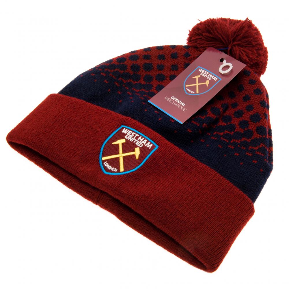 Official West Ham United FC Fade Ski Hat