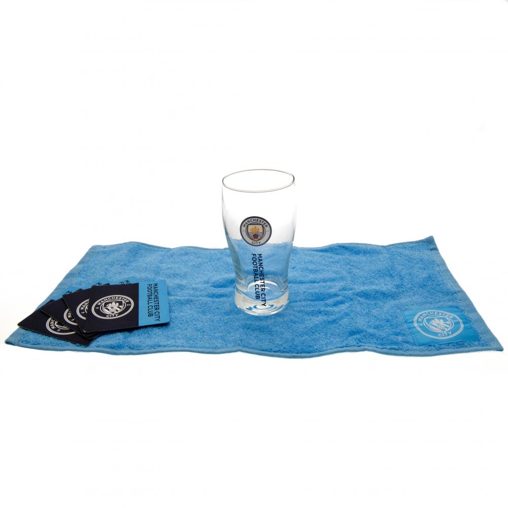 Official Manchester City FC Mini Bar Set