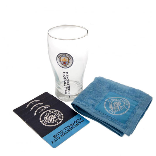 Official Manchester City FC Mini Bar Set