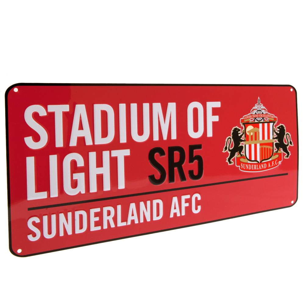 Official Sunderland AFC Colour Street Sign