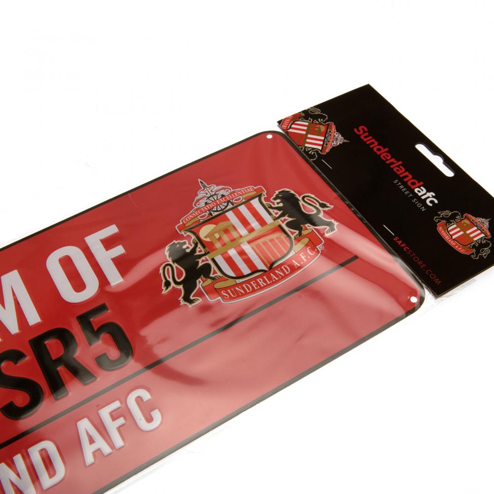 Official Sunderland AFC Colour Street Sign