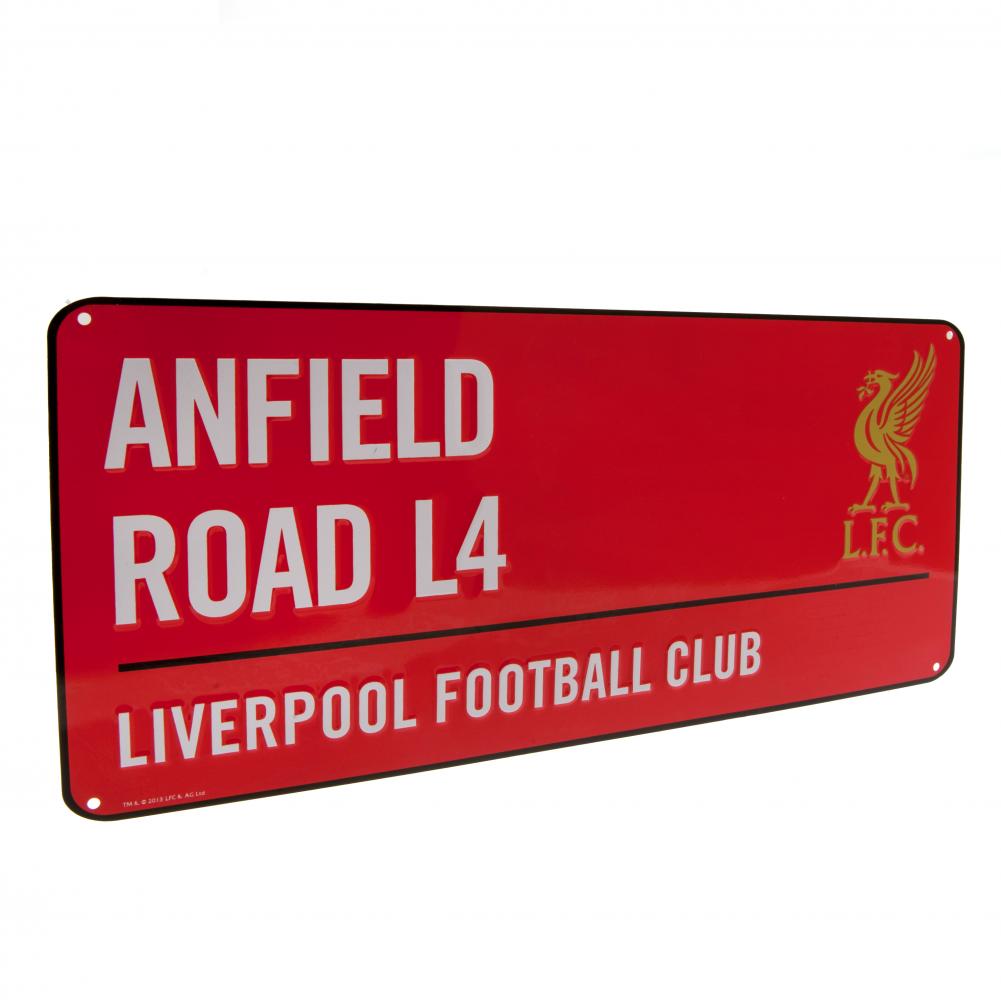 Official Liverpool FC Colour Street Sign