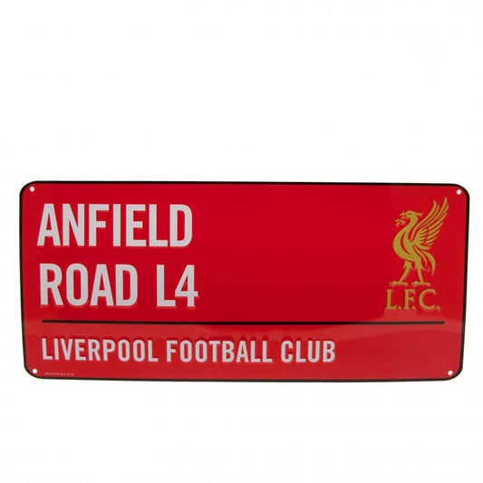 Official Liverpool FC Colour Street Sign