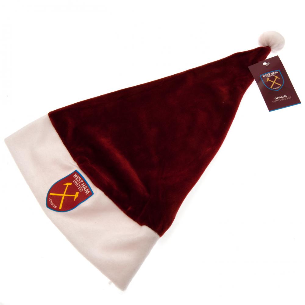 Official West Ham United FC Santa Hat