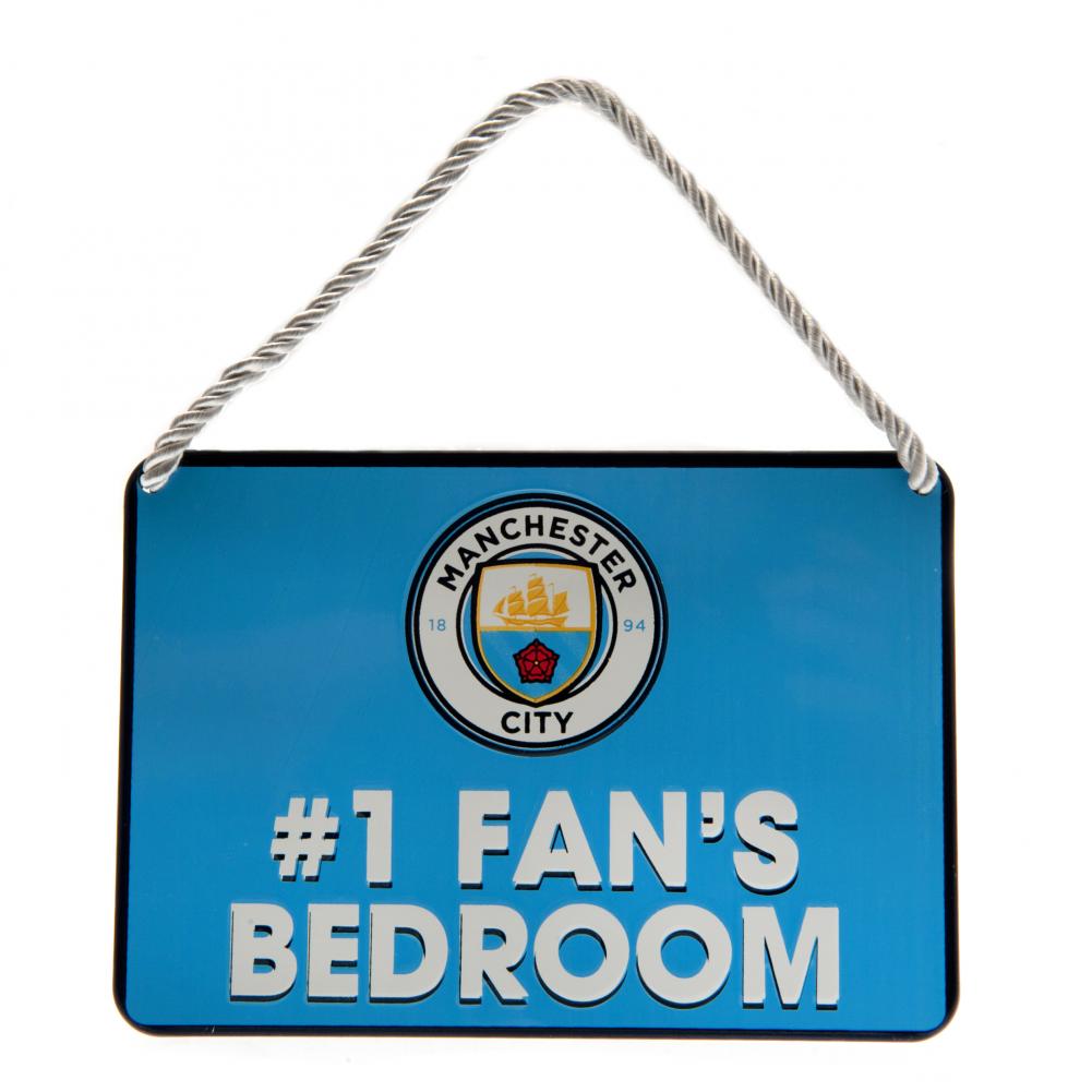 Official Manchester City FC Bedroom Sign No1 Fan