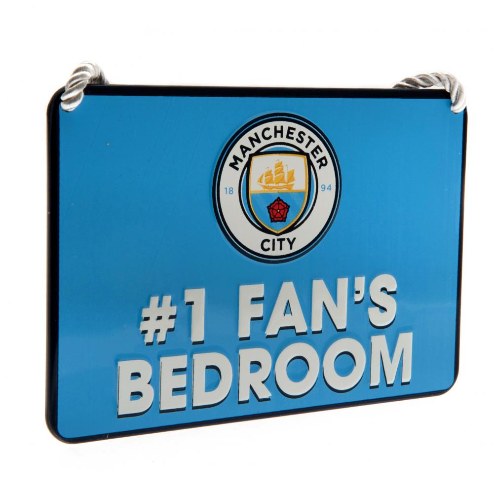 Official Manchester City FC Bedroom Sign No1 Fan