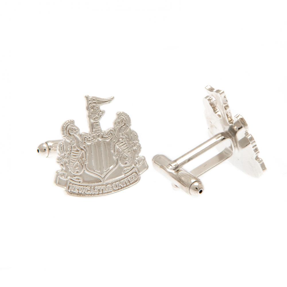 Official Newcastle United FC Silver Plated Formed Cufflinks