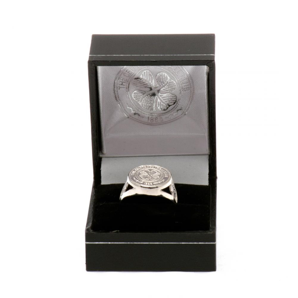 Official Celtic FC Sterling Silver Ring Medium