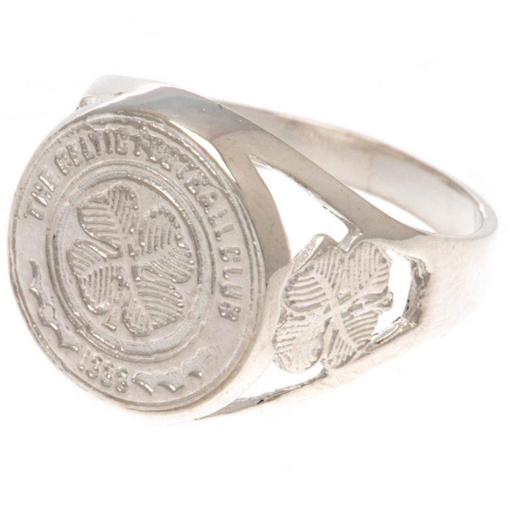 Official Celtic FC Sterling Silver Ring Medium